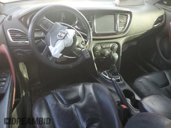 2014 Dodge Dart GT with VIN 1C3CDFEB2ED790873, listed as a Copart auction lot 84236624 with 132,915 mi miles and Salvage Title. Bid and sale history available at carsss.com. Image 8.