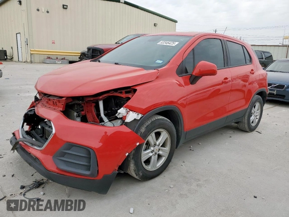 2020 Chevrolet Trax LS with VIN KL7CJKSB7LB346315, listed as a Copart auction lot 53346425 with 52,313 mi miles and Salvage Title. Bid and sale history available at DreamBid. Image 1.