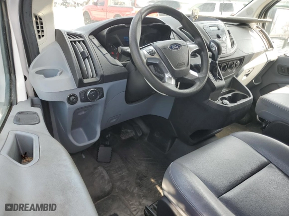 2019 Ford Transit Van with VIN 1FTYR1ZM4KKA53814, listed as a Copart auction lot 44163515 with NaN miles and Salvage Title. Bid and sale history available at carsss.com. Image 8.
