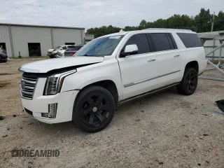 2018 Cadillac Escalade ESV Platinum z VIN 1GYS4KKJ7JR241852, wystawiony jako Copart lot #69892814 z przebiegiem 111 713 mil mil oraz Szkody całkowita. Historia ofert i sprzedaży dostępna na DreamBid. Obrazek 1.