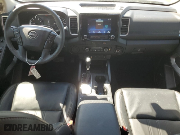 2023 Nissan Frontier Pro-X with VIN 1N6ED1EJ1PN672564, listed as a Copart auction lot 49304865 with 13,575 mi miles and Salvage title. Bid and sale history available at DreamBid. Image 8.