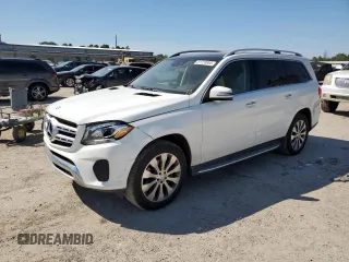 2017 Mercedes-Benz GLS 450 with VIN 4JGDF6EE3HA887196, listed as a Copart auction lot 51720804 with 59,950 mi miles and . Bid and sale history available at DreamBid. Image 1.
