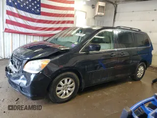 2008 Honda Odyssey EX-L with VIN 5FNRL38638B071781, listed as a Copart auction lot 47755835 with 104,508 mi miles and Salvage Title. Bid and sale history available at carsss.com. Image 1.