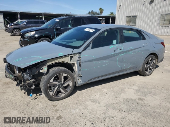 2023 Hyundai Elantra SEL with VIN KMHLS4AGXPU431938, listed as a Copart auction lot 52345275 with 31,783 mi miles and Salvage Title. Bid and sale history available at DreamBid. Image 1.