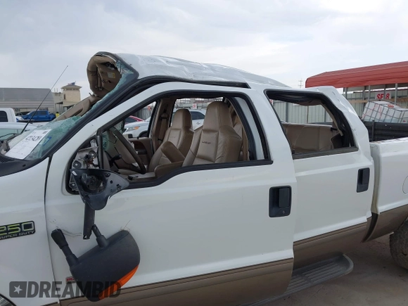 2003 Ford F-250 XL with VIN 1FTNW21P33EC43319, listed as a IAAI auction lot 42134289 with 115,305 mi miles and . Bid and sale history available at DreamBid. Image 6.