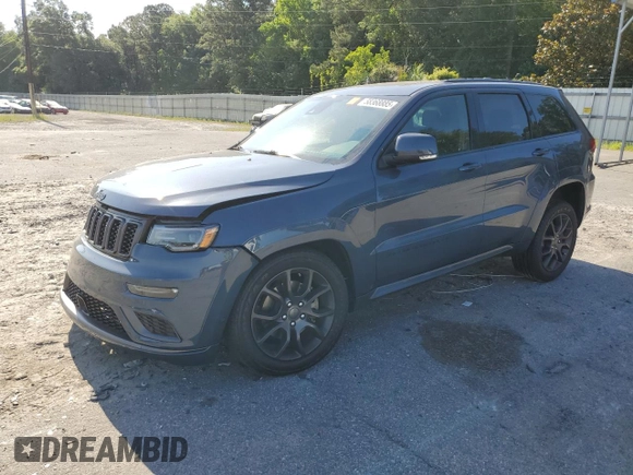 2021 Jeep Grand Cherokee High Altitude with VIN 1C4RJECG8MC737932, listed as a Copart auction lot 58368885 with 61,863 mi miles and Salvage title. Bid and sale history available at DreamBid. Image 1.