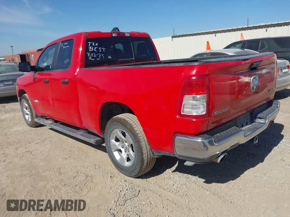 2023 Ram 1500 Big Horn with VIN 1C6SRFBTXPN546270, listed as a IAAI auction lot 41815977 with 55,688 mi miles. Bid and sale history available at carsss.com. Image 3.
