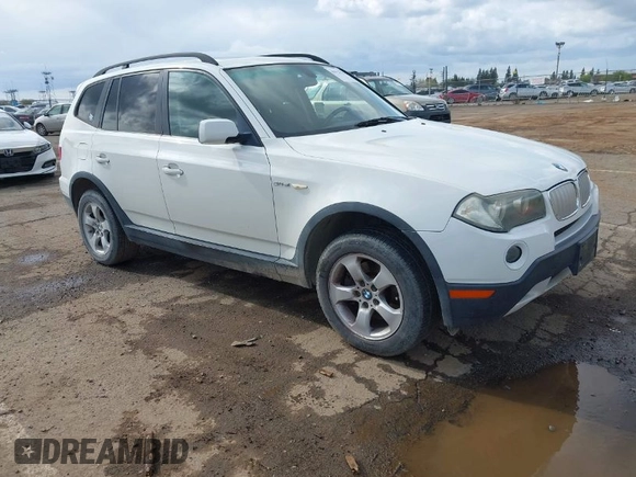 2008 BMW X3 3.0si with VIN WBXPC93438WJ04762, listed as a IAAI auction lot 41929429 with 170,270 mi miles. Bid and sale history available at carsss.com. Image 1.