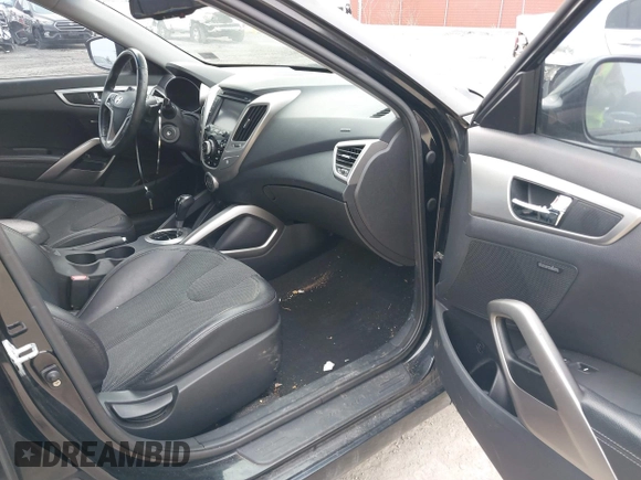 2012 Hyundai Veloster w/Black Int with VIN KMHTC6AD8CU066779, listed as a IAAI auction lot 41699960 with 160,875 mi miles and . Bid and sale history available at DreamBid. Image 5.