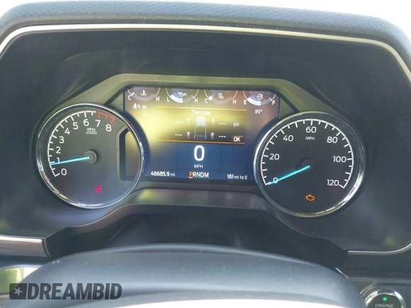 2023 Ford F-150 XL with VIN 1FTEW1C5XPFC27818, listed as a IAAI auction lot 42725090 with 46,685 mi miles and . Bid and sale history available at DreamBid. Image 7.