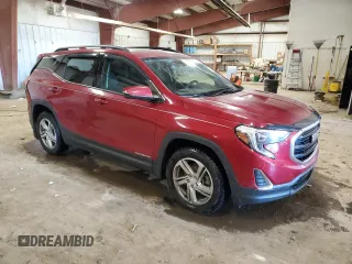 2019 GMC Terrain SLE with VIN 3GKALTEX6KL176385, listed as a Copart auction lot 75203414 with 112,325 mi miles and Salvage Title. Bid and sale history available at carsss.com. Image 4.