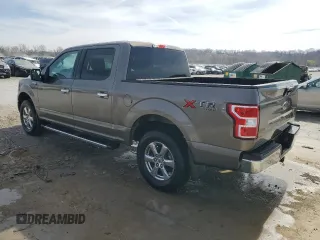 2018 Ford F-150 XL with VIN 1FTEW1EBXJFD65059, listed as a Copart auction lot 49838415 with 58,129 mi miles and Salvage Title. Bid and sale history available at carsss.com. Image 2.