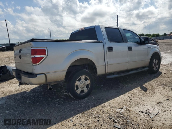2009 Ford F-150 XL with VIN 1FTRW12869KB50968, listed as a Copart auction lot 55994985 with 243,144 mi miles and Salvage title. Bid and sale history available at DreamBid. Image 3.