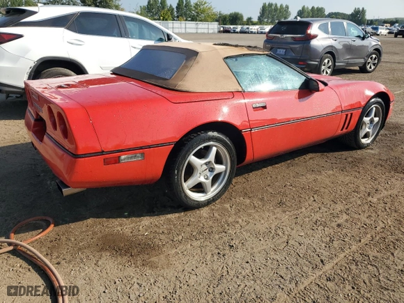 1987 Chevrolet Corvette with VIN 1G1YY3187H5124758, listed as a Copart auction lot 68829344 with 0 mi miles and Non Repairable. Bid and sale history available at carsss.com. Image 3.