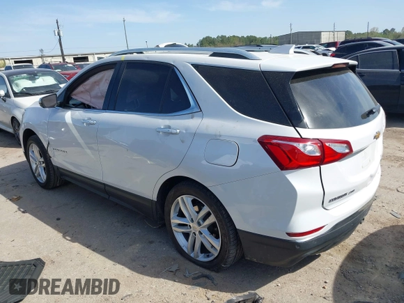 2018 Chevrolet Equinox Premier with VIN 2GNAXWEX3J6141427, listed as a IAAI auction lot 41830179 with 76,707 mi miles and . Bid and sale history available at carsss.com. Image 3.