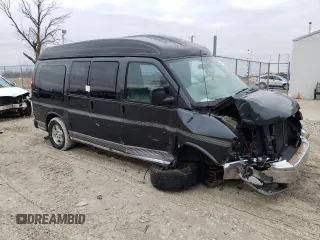 2004 Chevrolet Express Passenger with VIN 1GBFG15T841226225, listed as a Copart auction lot 44023515 with Not provided miles and Non repairable. Bid and sale history available at DreamBid. Image 4.