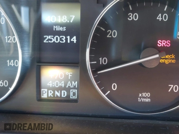 2006 Mercedes-Benz C 230 Sport with VIN WDBRF52H76A852501, listed as a IAAI auction lot 42637312 with 250,314 mi miles and . Bid and sale history available at DreamBid. Image 7.