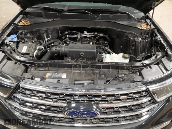 2023 Ford Explorer XLT with VIN 1FMSK8DH6PGB89641, listed as a Copart auction lot 48202405 with 16,758 mi miles and Salvage Title. Bid and sale history available at carsss.com. Image 12.