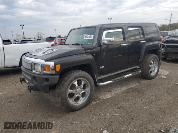 2007 Hummer H3 SUV with VIN 5GTDN13E178229260, listed as a Copart auction lot 80541484 with 156,491 mi miles and Clean Title. Bid and sale history available at carsss.com. Image 1.