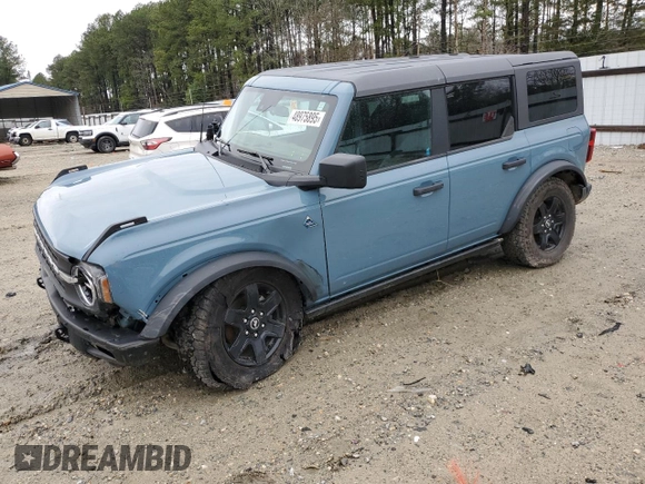 2022 Ford Bronco with VIN 1FMEE5BP0NLB66468, listed as a Copart auction lot 48975895 with 11,837 mi miles and Salvage Title. Bid and sale history available at carsss.com. Image 1.