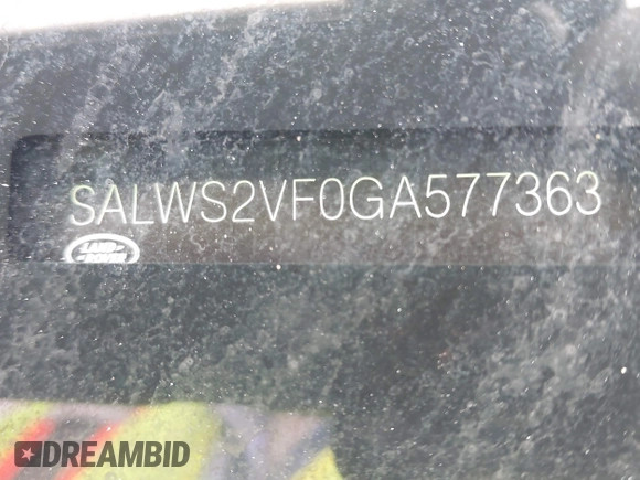 2016 Land Rover Range Rover Sport HSE z VIN SALWS2VF0GA577363, wystawiony jako IAAI lot #42487282 z przebiegiem Nie podano mil oraz . Historia ofert i sprzedaży dostępna na DreamBid. Obrazek 9.