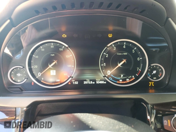 2017 BMW X6 xDrive35i with VIN 5UXKU2C33H0U28542, listed as a Copart auction lot 80585473 with 93,460 mi miles. Bid and sale history available at carsss.com. Image 9.