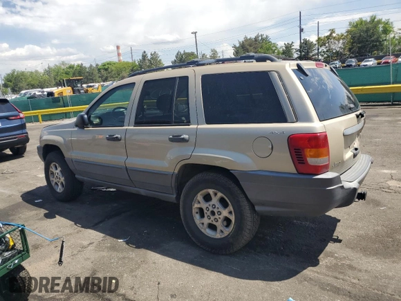 2001 Jeep Grand Cherokee Laredo z VIN 1J4GW48S61C537640, wystawiony jako Copart lot #58266135 z przebiegiem 188 475 mil mil oraz Szkoda całkowita • Salvage title. Historia ofert i sprzedaży dostępna na DreamBid. Obrazek 2.