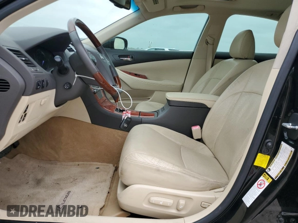 2012 Lexus ES with VIN JTHBK1EG7C2489597, listed as a Copart auction lot 50621955 with 91,226 mi miles and Salvage Title. Bid and sale history available at carsss.com. Image 7.