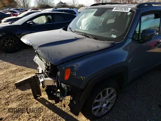 2020 Jeep Renegade Latitude with VIN ZACNJABB2LPL33819, listed as a Copart auction lot 80335293 with Not Provided miles and Salvage Title. Bid and sale history available at DreamBid. Image 12.