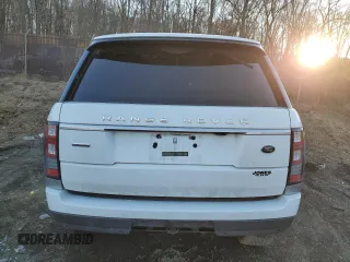 2017 Land Rover Range Rover with VIN SALGS5FE7HA328474, listed as a Copart auction lot 45054175 with 56,600 mi miles and Salvage title. Bid and sale history available at DreamBid. Image 6.
