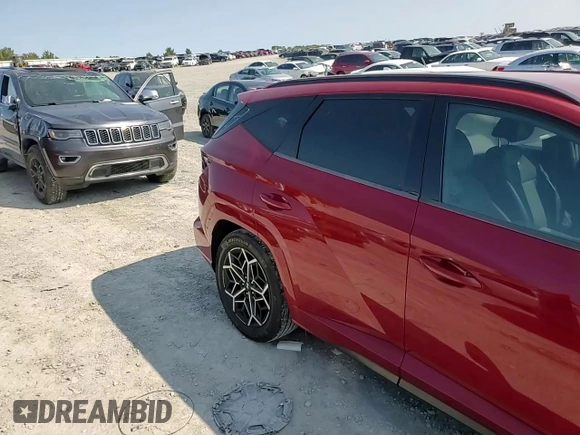2022 Hyundai Tucson N Line with VIN KM8JF3AE4NU088612, listed as a Copart auction lot 70704614 with 28,068 mi miles and Salvage Title. Bid and sale history available at carsss.com. Image 12.
