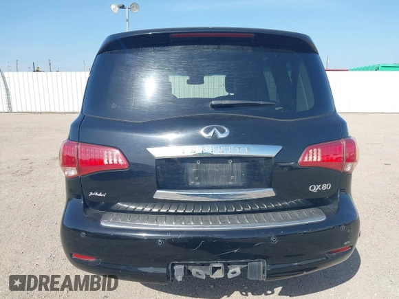 2014 Infiniti QX80 with VIN JN8AZ2NF2E9555610, listed as a IAAI auction lot 42765210 with 215,717 mi miles and . Bid and sale history available at DreamBid. Image 16.