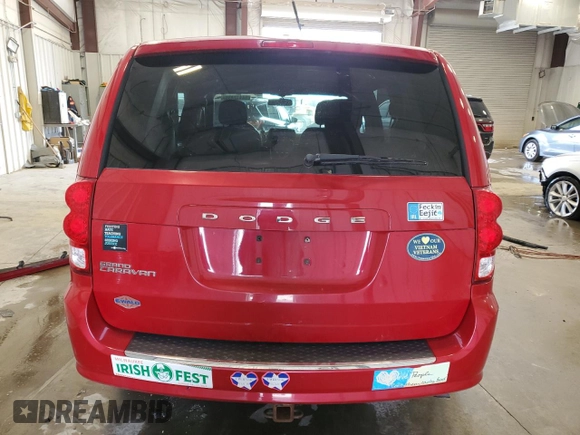 2014 Dodge Grand Caravan American Value with VIN 2C4RDGBG4ER230054, listed as a Copart auction lot 54412435 with 68,237 mi miles and Non Repairable. Bid and sale history available at DreamBid. Image 6.