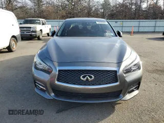 2017 Infiniti Q50 2.0t Sport with VIN JN1CV7AR2HM681807, listed as a Copart auction lot 79299294 with 61,816 mi miles and Salvage Title. Bid and sale history available at carsss.com. Image 5.