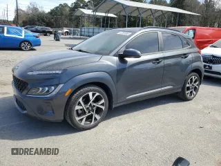 2022 Hyundai Kona Limited with VIN KM8K5CA30NU880794, listed as a Copart auction lot 47265965 with 24,964 mi miles and Salvage Title. Bid and sale history available at carsss.com. Image 1.