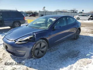 2022 Tesla Model 3 Long Range z VIN 5YJ3E1EB4NF143606, wystawiony jako Copart lot #45499095 z przebiegiem 119 143 mil mil oraz Szkoda całkowita • Salvage title. Historia ofert i sprzedaży dostępna na DreamBid. Obrazek 1.