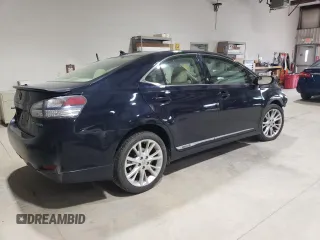 2010 Lexus HS 250h with VIN JTHBB1BA3A2005311, listed as a Copart auction lot 75595664 with 117,906 mi miles and Salvage Title. Bid and sale history available at DreamBid. Image 3.