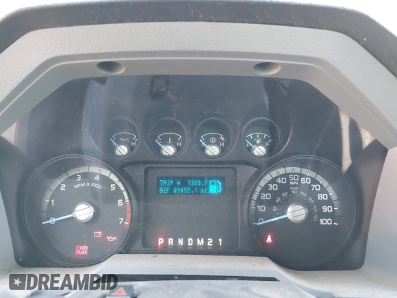 2013 Ford F-250 XL with VIN 1FTBF2A66DEB82141, listed as a IAAI auction lot 42624049 with 89,455 mi miles and . Bid and sale history available at DreamBid. Image 7.