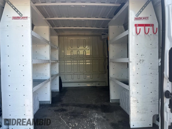 2017 Ram ProMaster Cargo with VIN 3C6TRVAG0HE502979, listed as a Copart auction lot 53193755 with 172,857 mi miles and Clean Title. Bid and sale history available at carsss.com. Image 6.