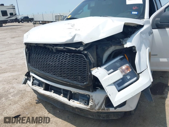 2015 Ford F-150 XL with VIN 1FTEW1CGXFKD28350, listed as a IAAI auction lot 42389701 with 136,661 mi miles and . Bid and sale history available at DreamBid. Image 6.