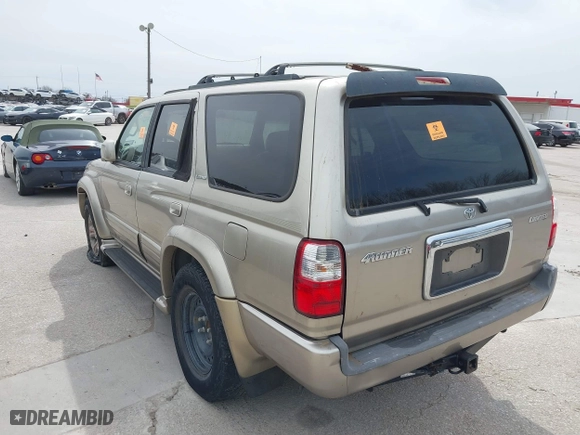2002 Toyota 4Runner Limited with VIN JT3GN87R020239753, listed as a IAAI auction lot 41735279 with 1 mi miles. Bid and sale history available at carsss.com. Image 3.