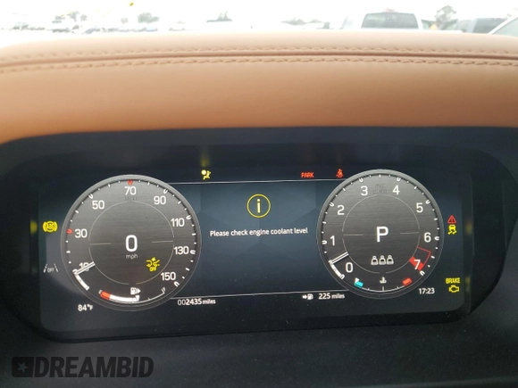 2024 Land Rover Defender X-Dynamic SE with VIN SALE27EU0R2352199, listed as a Copart auction lot 80959384 with 2,435 mi miles and Salvage title. Bid and sale history available at DreamBid. Image 9.