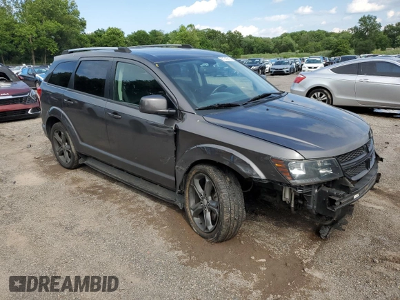 2015 Dodge Journey Crossroad with VIN 3C4PDDGG7FT676017, listed as a Copart auction lot 61740615 with 111,267 mi miles and Salvage title. Bid and sale history available at DreamBid. Image 4.