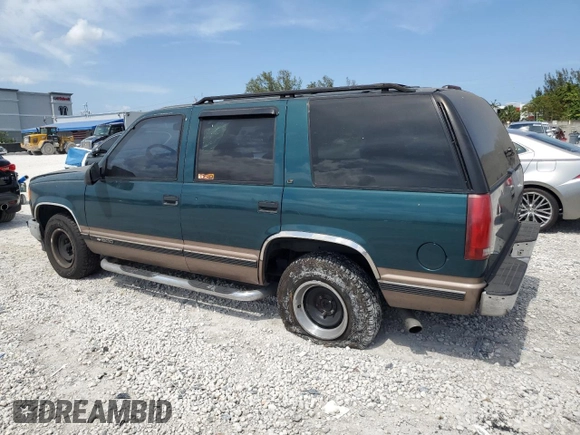 1995 Chevrolet Tahoe z VIN 1GNEC13K1SJ439759, wystawiony jako Copart lot #57784845 z przebiegiem 190 566 mil mil oraz Czysty tytuł • Clean title. Historia ofert i sprzedaży dostępna na DreamBid. Obrazek 2.