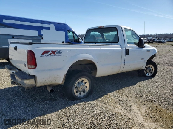 2007 Ford F-350 XL with VIN 1FTWF31P77EB33177, listed as a Copart auction lot 81356104 with 165,198 mi miles and Salvage title. Bid and sale history available at DreamBid. Image 3.