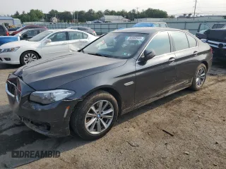 2014 BMW 5 Series 528i xDrive with VIN WBA5A7C55ED612212, listed as a Copart auction lot 60968555 with 196,653 mi miles and Salvage title. Bid and sale history available at DreamBid. Image 1.