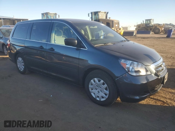 2005 Honda Odyssey LX with VIN 5FNRL38285B026019, listed as a Copart auction lot 47365215 with 164,789 mi miles and Salvage Title. Bid and sale history available at carsss.com. Image 4.