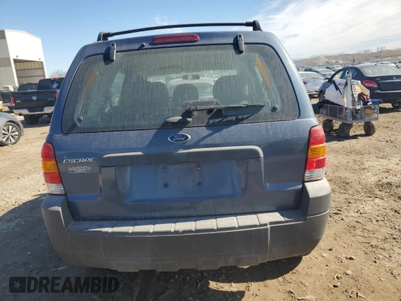2005 Ford Escape XLS Value with VIN 1FMYU02ZX5KB32127, listed as a Copart auction lot 46595145 with 144,182 mi miles and Salvage Title. Bid and sale history available at carsss.com. Image 6.