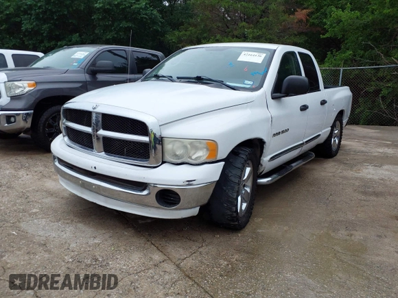 2005 Dodge 1500 SLT with VIN 1D7HA18N25J630289, listed as a IAAI auction lot 42164136 with 240,164 mi miles. Bid and sale history available at carsss.com. Image 2.