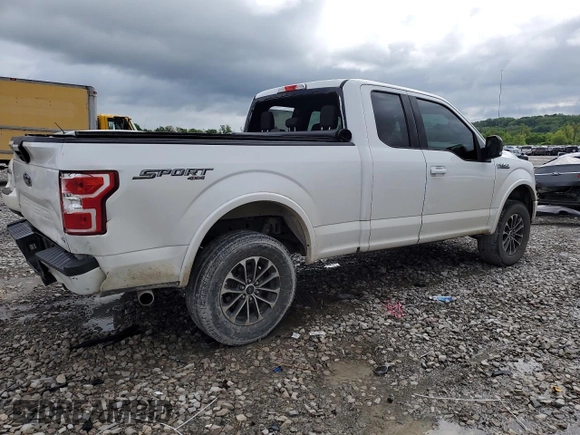 2018 Ford F-150 XL with VIN 1FTFX1EG2JFC83274, listed as a Copart auction lot 55134915 with 89,875 mi miles and Salvage title. Bid and sale history available at DreamBid. Image 3.